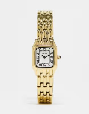 Sekonda womens bracelet watch with square white dial in gold | ASOS (Global)