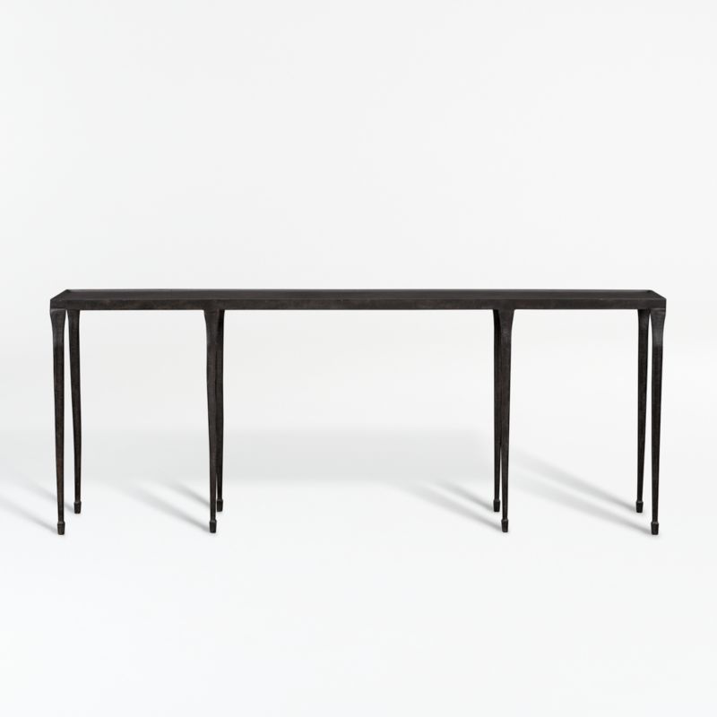 Silviano Long Console Table + Reviews | Crate & Barrel | Crate & Barrel