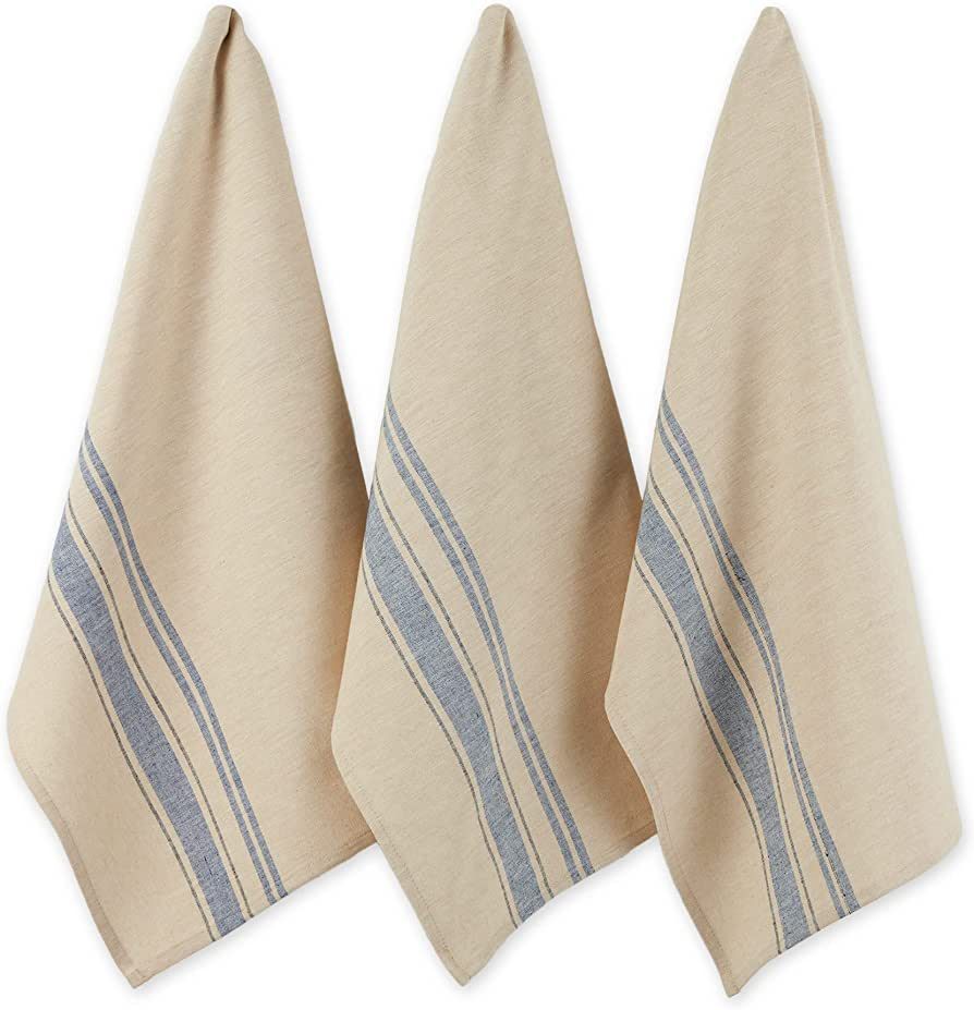DII French Stripe, Kitchen Collection, Nautical BlueDishtowel Set, 3 Count | Amazon (US)