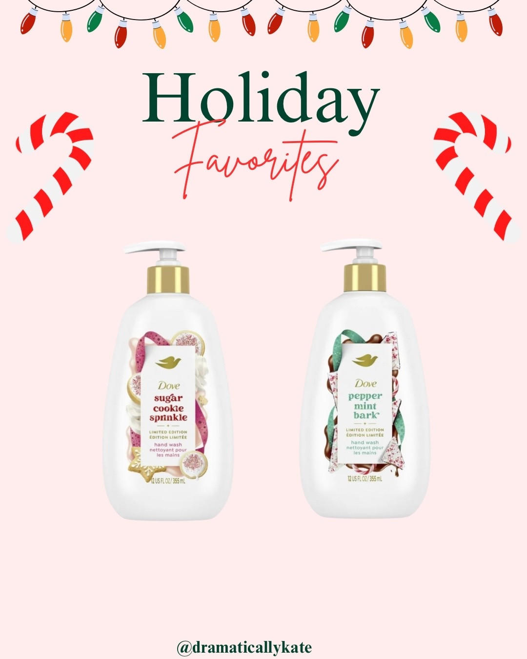 These two seasonal soaps just arrived in our latest Walmart order! My husband said, “Dove makes some really great smelling soaps!” 😄 Honestly, everyone in the family loves these seasonal scents and it’s such a great price! If you’re not quite ready to embrace the holiday season, the fall flavors are still available as well. Linking them all up on my LTK! 

#LTKFamily #LTKSeasonal #LTKHoliday