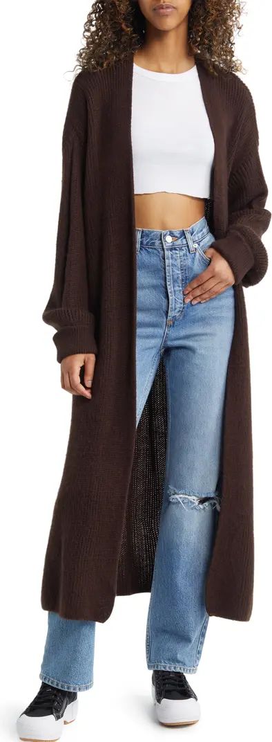 Topshop Open Front Maxi Cardigan | Nordstromrack | Nordstrom Rack