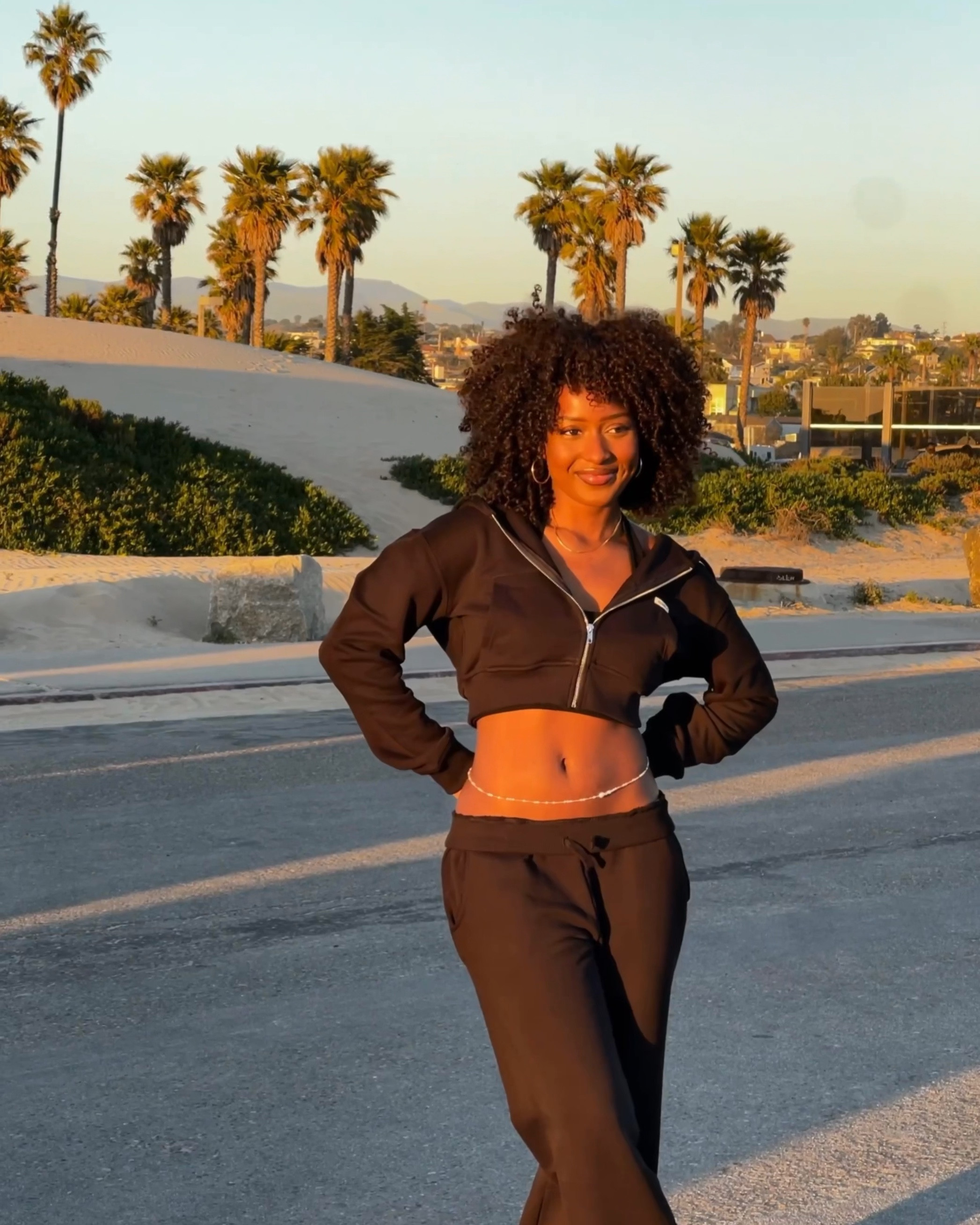 original co-ord jogger  set is from Adanola (full zip crop hoodie) with matching joggers sweatpants low waist yoga pilates gym lounge wear 

#LTKfindsunder50 #LTKVideo #LTKfitness