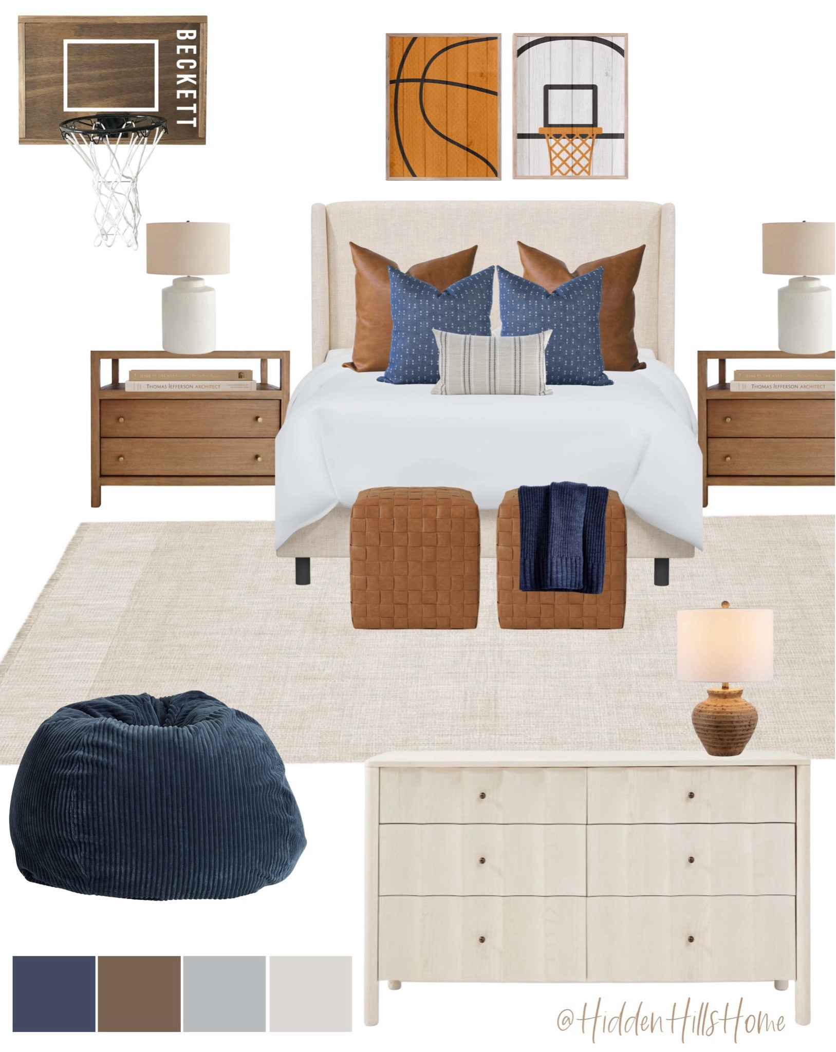Tilly Upholstered Bed curated on LTK