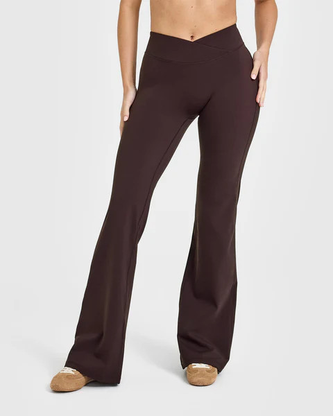Unified Wrap Flared Bottoms 
 Plum Brown | Oner Active (UK / US)