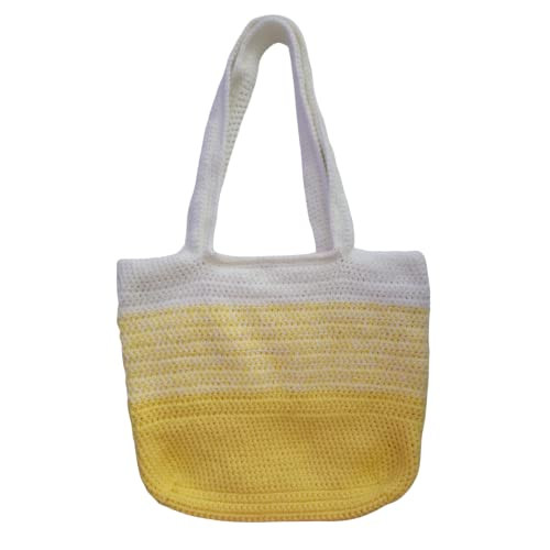 Shoulder Handbag Crochet Tote, Large Crochet Tote Bag, Lined Crochet Shoulder Bag, Crochet Tote B... | Amazon (US)