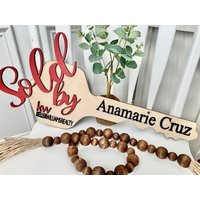 Realtor Closing Sign; 3D Sign, Real Estate, Marketing, Items, Estate Key, Home | Etsy (US)