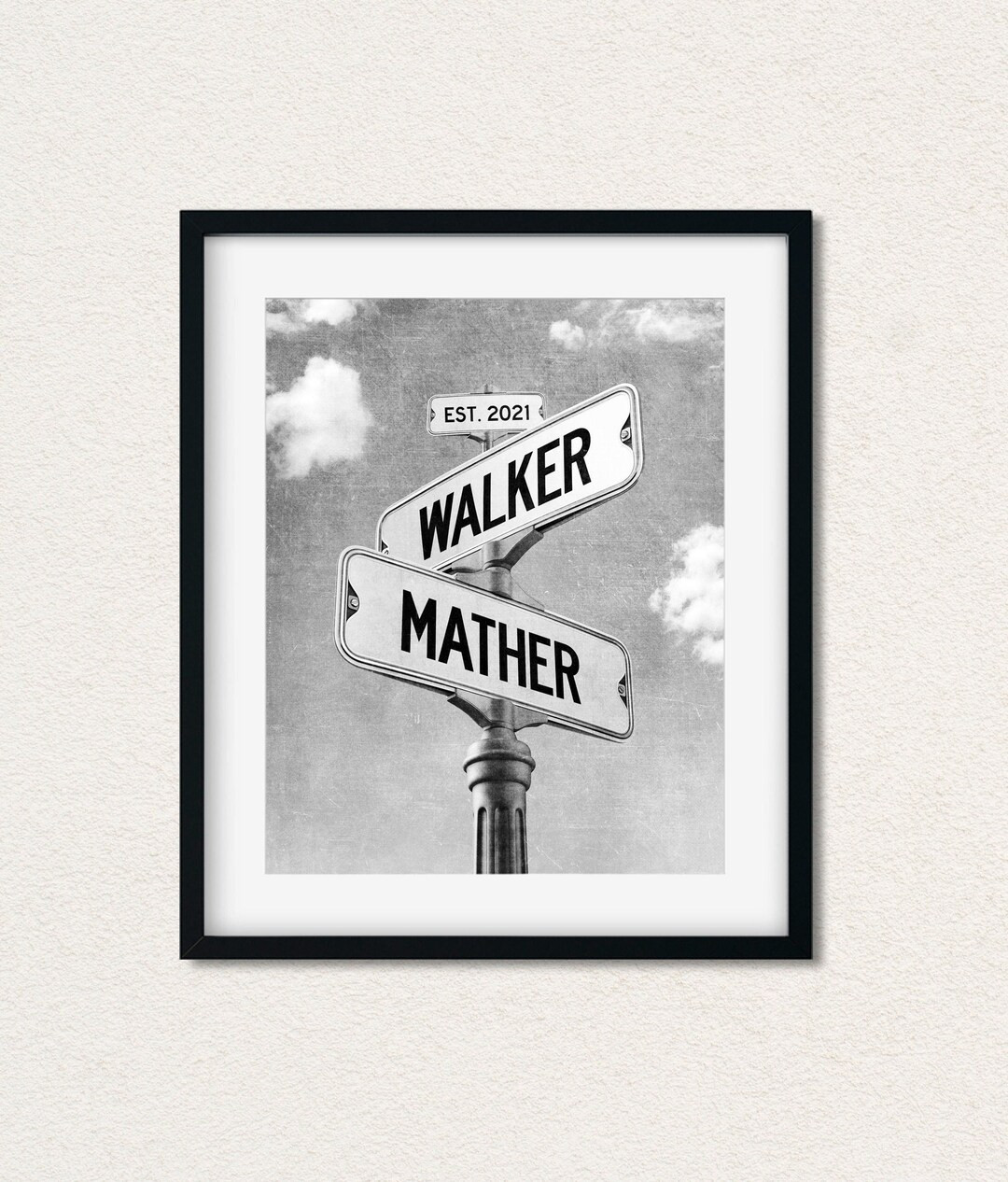 Custom Engagement Gift for Couple, Couples Name Print Valentines Day Art, Unique Wedding Gift for... | Etsy (US)