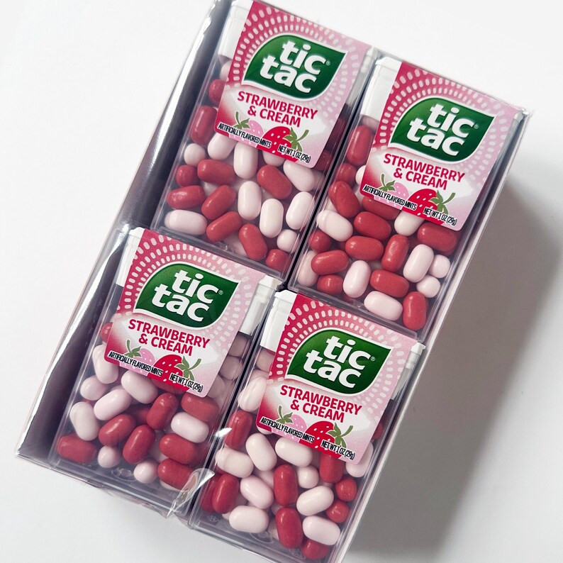 Personalized Valentine Tic Tac Toe Cards and Bags Printed Pink With Optional Tic Tacs - Etsy | Etsy (US)