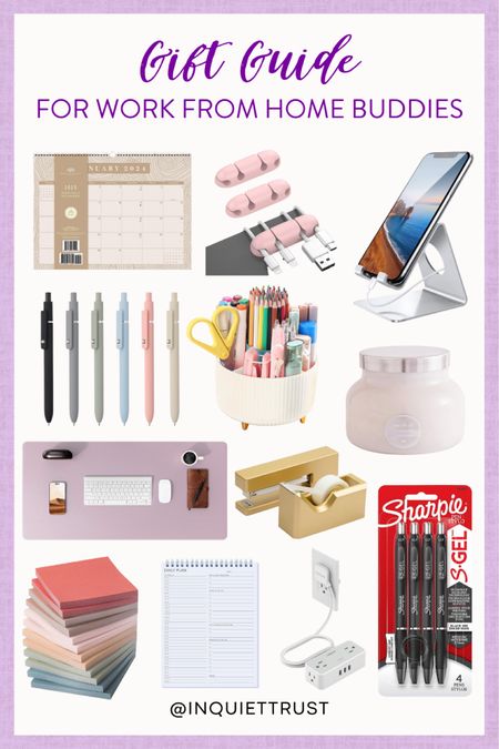 Check out this gift guide for someone in your life who works from home: mousepads, cute pens, a phone stand, and more!
#amazonfinds #officemusthaves #holidaygift #giftidea

#LTKhome #LTKGiftGuide #LTKHoliday