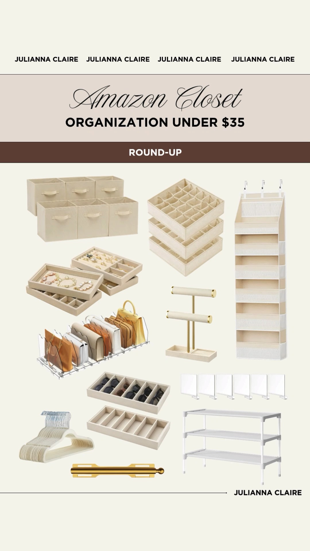 Amazon closet organization finds under $35!

#LTKHome