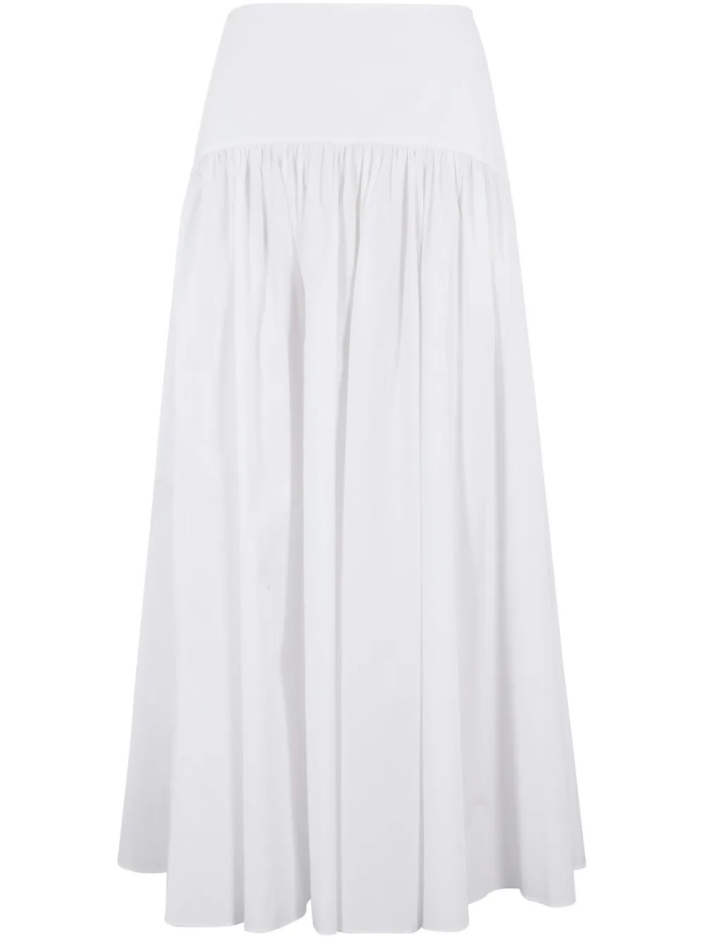STAUD Procida Maxi Skirt | White | FARFETCH SK | Farfetch Global