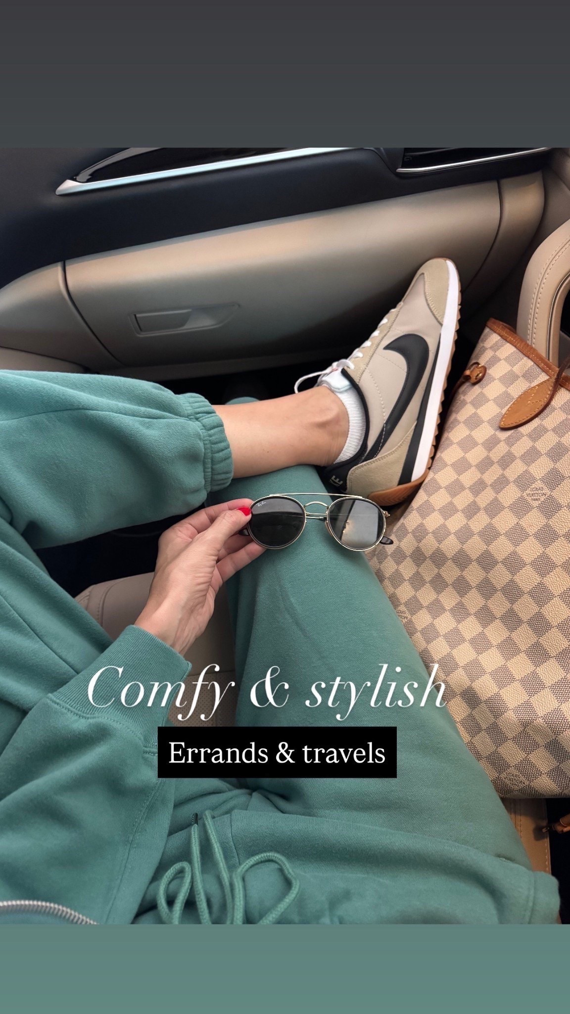 Comfy & stylish outfit 
Perfect for errands and traveling.
Fits true to size and I’m wearing size small 




#LTKU #LTKTravel #LTKSeasonal