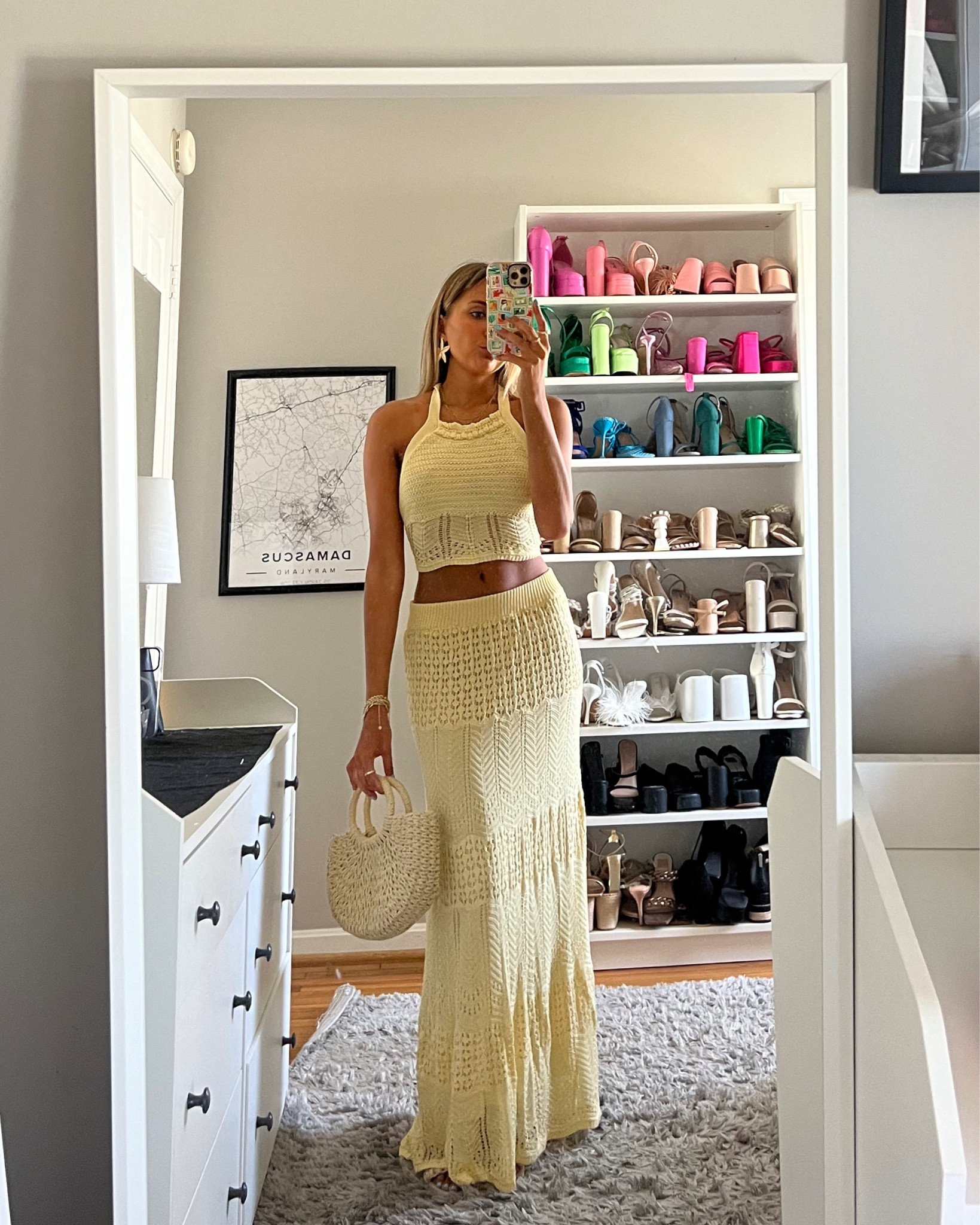 Spring break vacation outfit idea. Love this crochet two piece set. Wearing size 2

Code 20KENZIE for 20% off Princess Polly 🧡