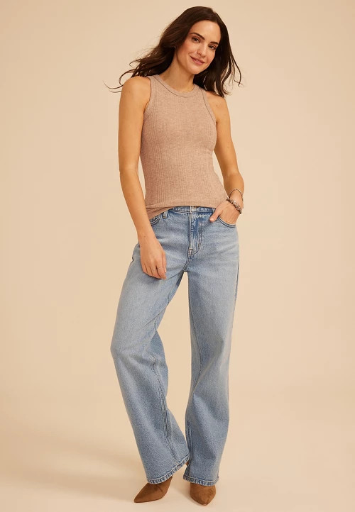 24/7 Variegated Ribbed Highline Tank Top | maurices | Maurices