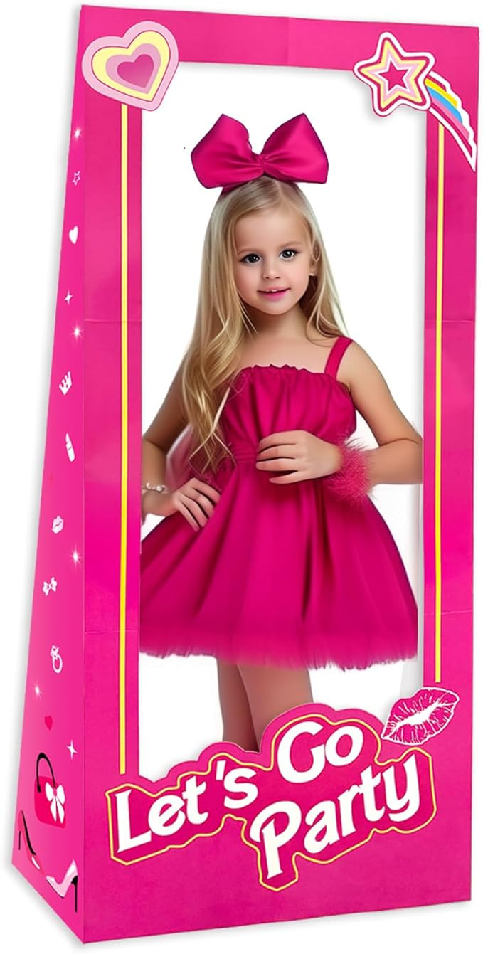 Life Size 4.4ft Tall Stand-in Cardboard Doll Photo Booth for Doll Princess Party Decorations Girl... | Amazon (US)