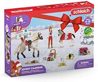Schleich Horse & Animal Toys - 2022 Advent Calendar with 24 Surprise Horse Figures, Miniature Ani... | Amazon (US)