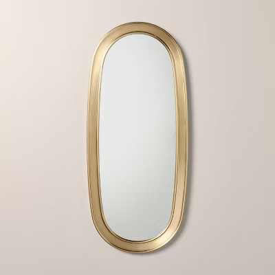 24" Brass Finish Oval Mirror - Hearth & Hand™ with Magnolia | Target