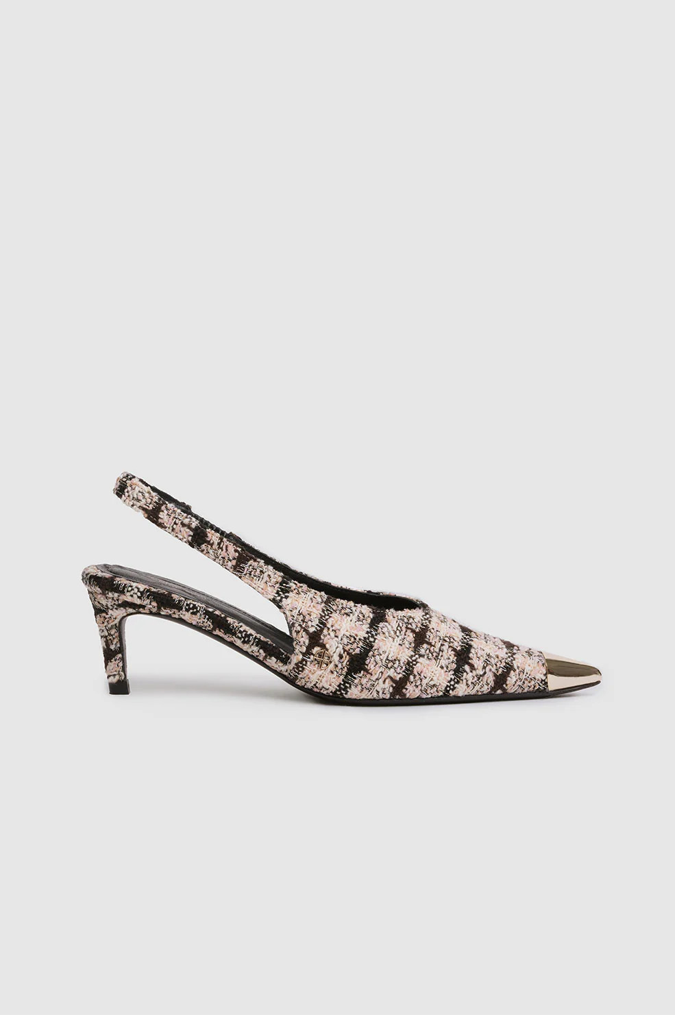 Nina Heels With Metal Toe Cap | Anine Bing