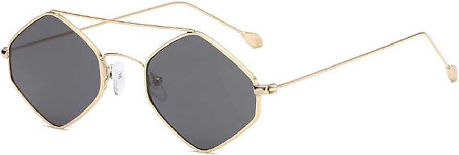 Sunglasses for Women Men, Diamond Candy Color Sunglasses Lovely Summer Beach Glasses Eyewear (Bla... | Amazon (US)