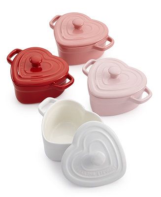Set of 4 Heart Cocottes, Created for Macy's | Macys (US)