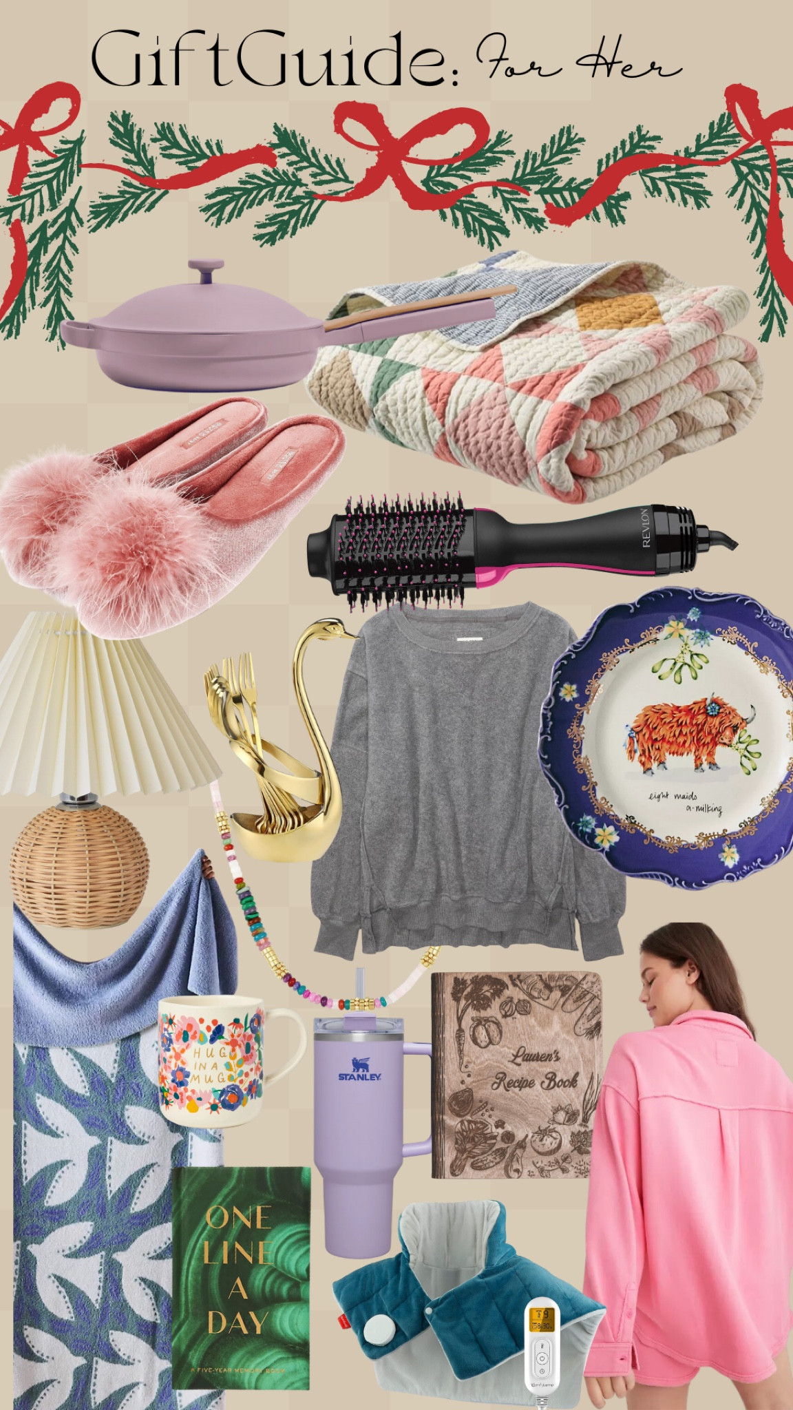 Gift guide: For Her 
From monogrammed to heirloom. Cozy to fancy and everything in between. Gifts for all the ladies. The cook, the homemaker, the fashionista, the basic. 

Anthropologie Target Walmart Aerie American Eagle Amazon Our Place
Etsy coffee drinker rattan collectible books 

#LTKHoliday #LTKsalealert #LTKGiftGuide