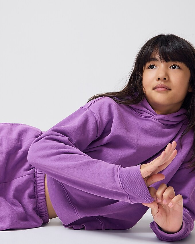 KID by crewcuts garment-dyed hoodie | J. Crew US