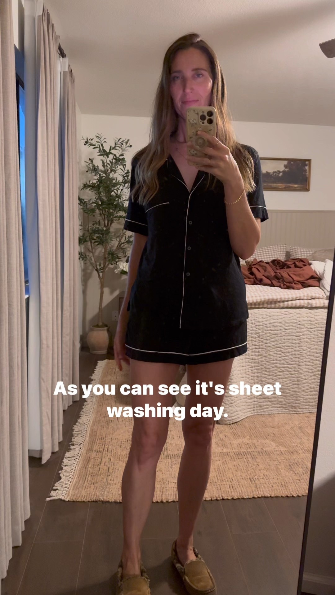 Pajamas, over 40 style, cozy pajamas, leisure, Summer pajama set, cozy bed, cute mom style, Target style, affordable fashion, kookaburra slippers, linen bedding

#LTKStyleTip #LTKFindsUnder50 #LTKOver40