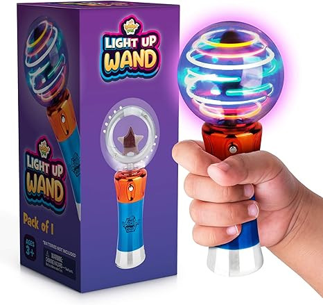 IPIDIPI TOYS Spinning Light Up LED Magic Wand for Kids - Christmas Stocking Stuffers Light Up Toy... | Amazon (US)