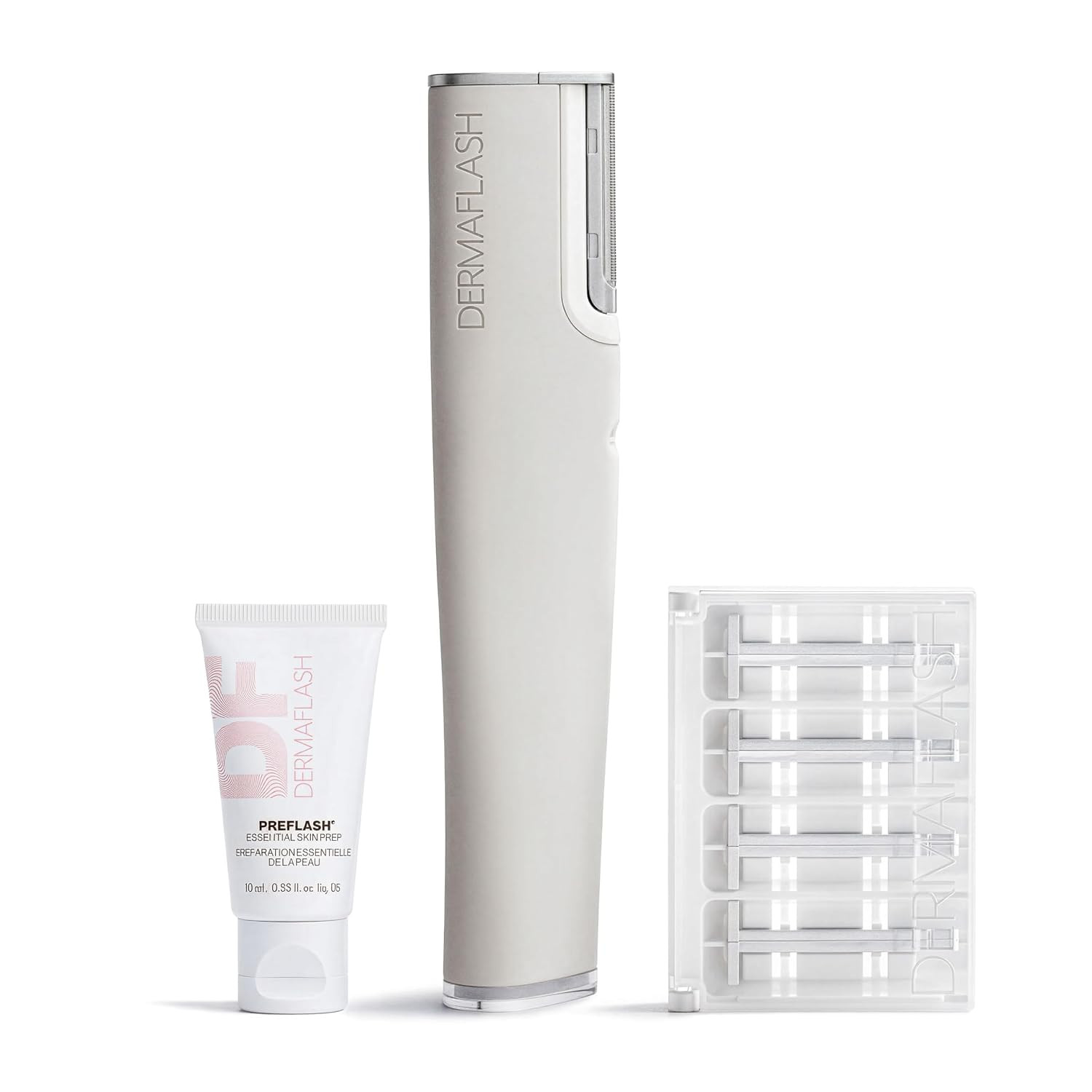DERMAFLASH LUXE+ Sonic Dermaplaning Tool for Face Peach Fuzz Removal, Anti-Aging and Exfoliation | Amazon (US)