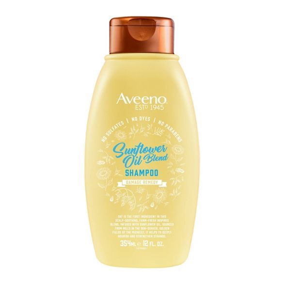 Aveeno Sunflower 7-Oil Blend Shampoo - 12 fl oz | Target