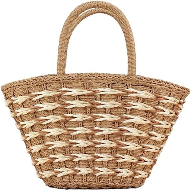 YYW Straw Handbag Clutch Chic Envelop Woven Beach Bag Natural Rattan Straw Bag Summer Straw Clutc... | Amazon (US)