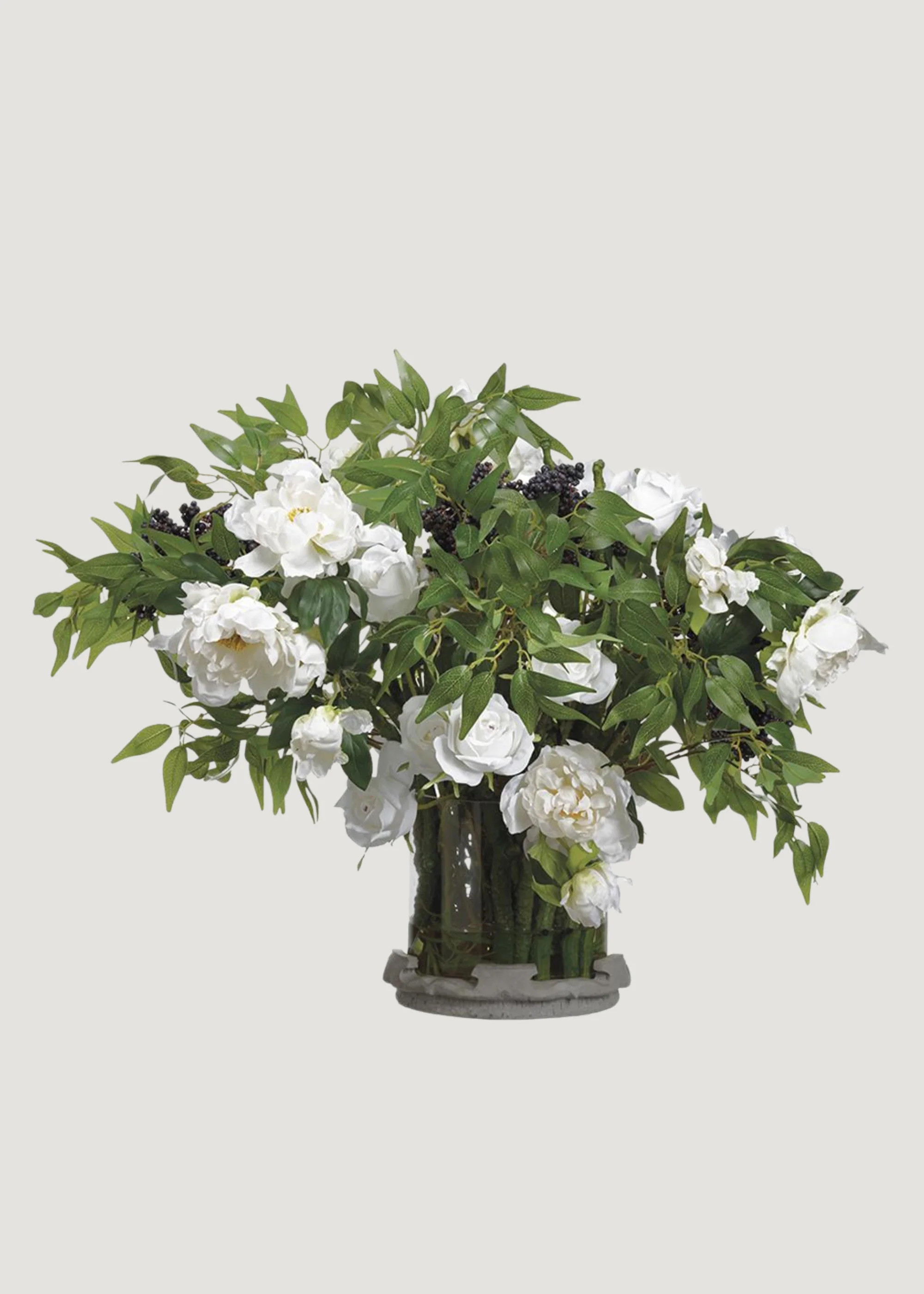 Blooming Peony Arrangement | Luxe Artificial Flowers at Afloral | Afloral