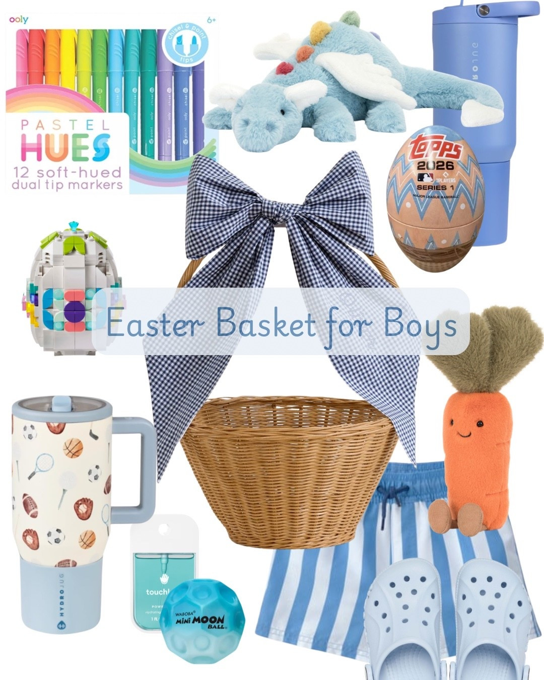 The perfect Easter basket holds a few practical items for the months ahead, a fun activity or two and a yummy treat. A simple formula for Easter morning success! Jellycat sky dragon in stock at Jellycat.com

#LTKSeasonal #LTKmomlife #LTKKids