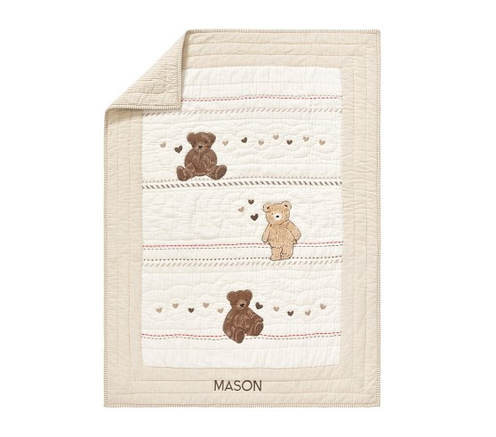 Teddy Bear Baby Bedding | Pottery Barn Kids