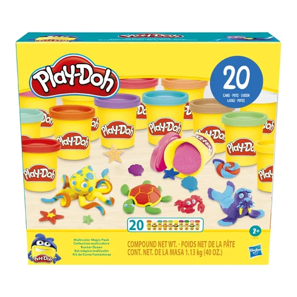 Play-Doh Modeling Compound Multicolor Magic Value 20-Pack, Non-Toxic | Walmart (US)