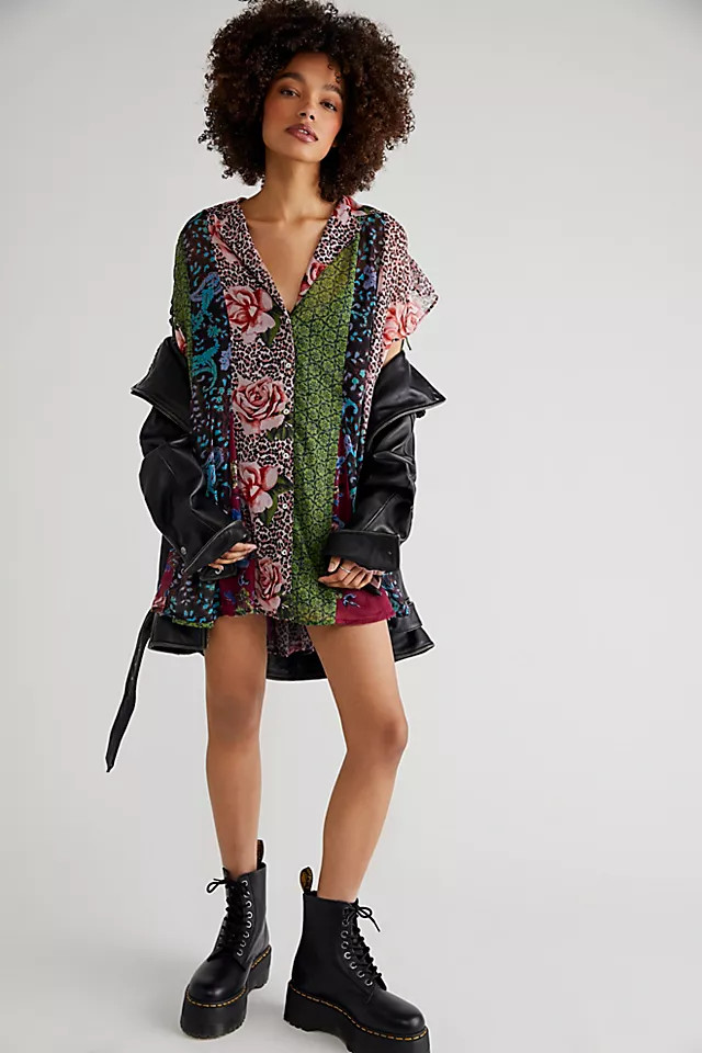 Toni Printed Mini Dress | Free People (Global - UK&FR Excluded)