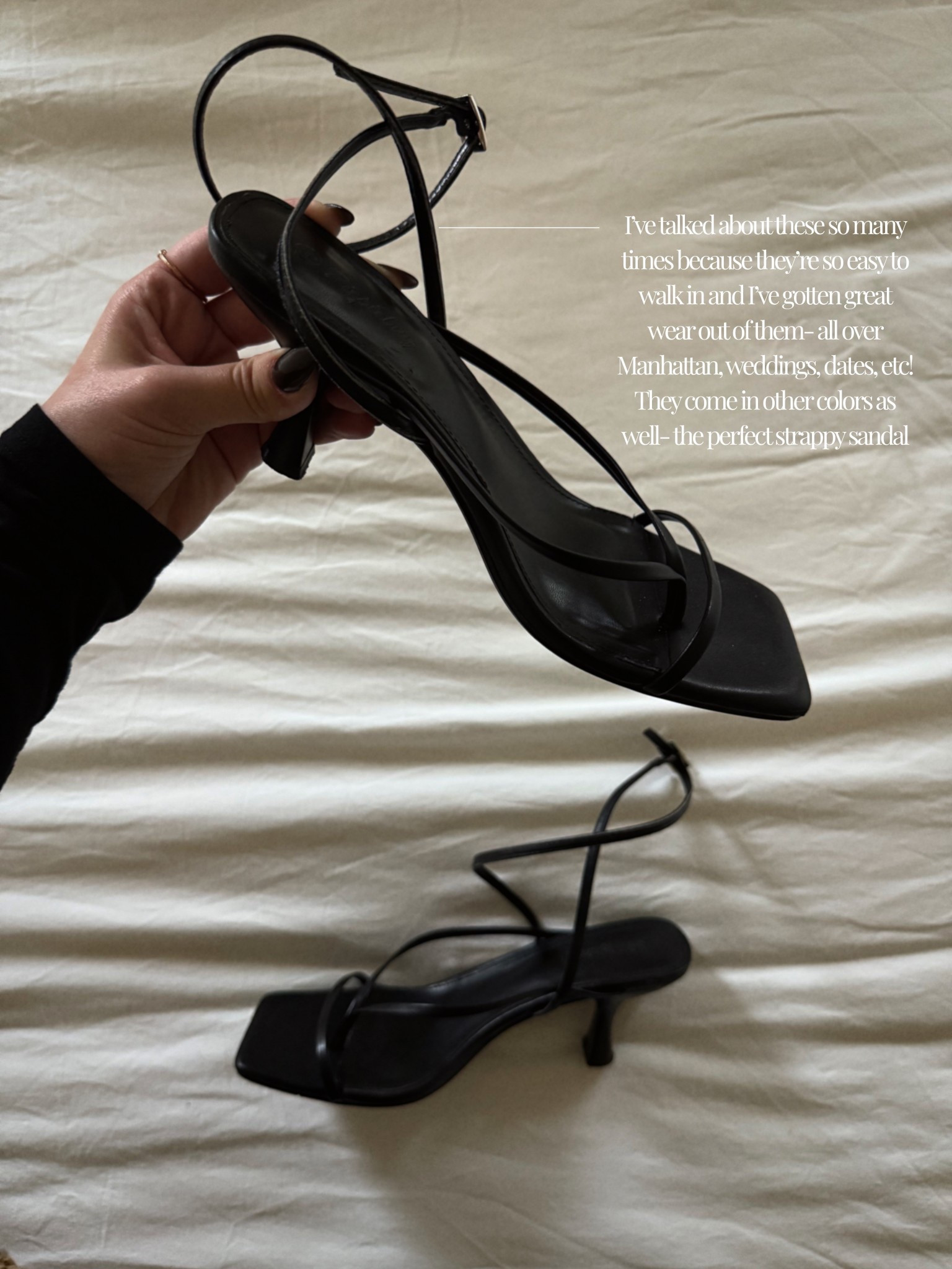 Black strappy sandals | Amazon fashion | date night heels | wedding guest shoes | bridesmaid shoes 

True to size



#LTKHoliday #LTKCyberWeek #LTKSaleAlert