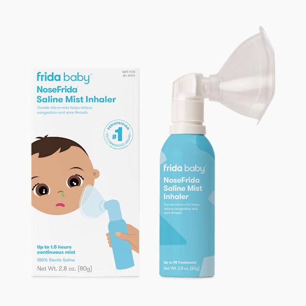 FridaBaby Saline Mist Inhaler in White | Babylist