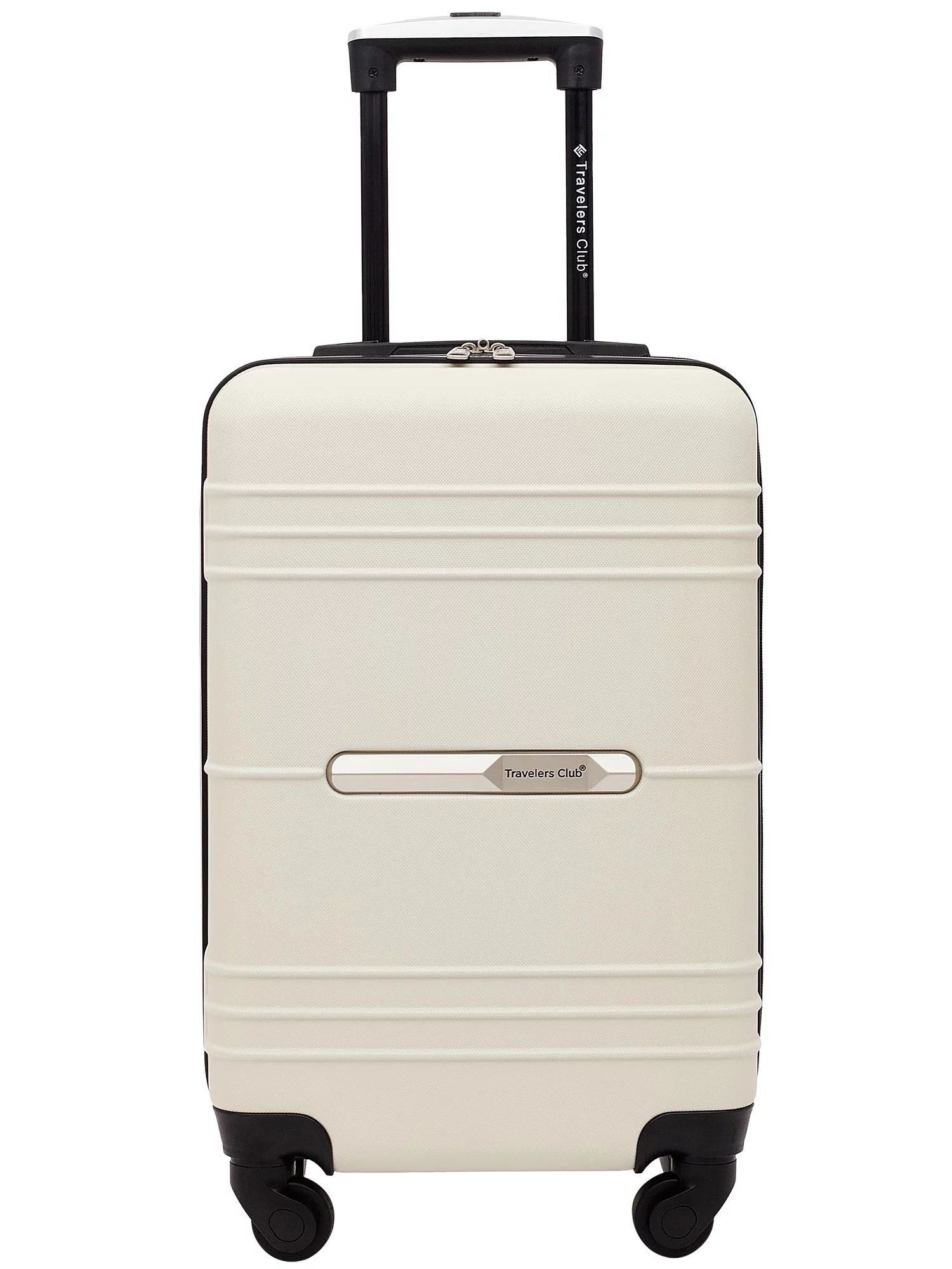 Travelers Club Richmond Hardside 20" Rolling Carry-on Luggage - Bone white | Walmart (US)