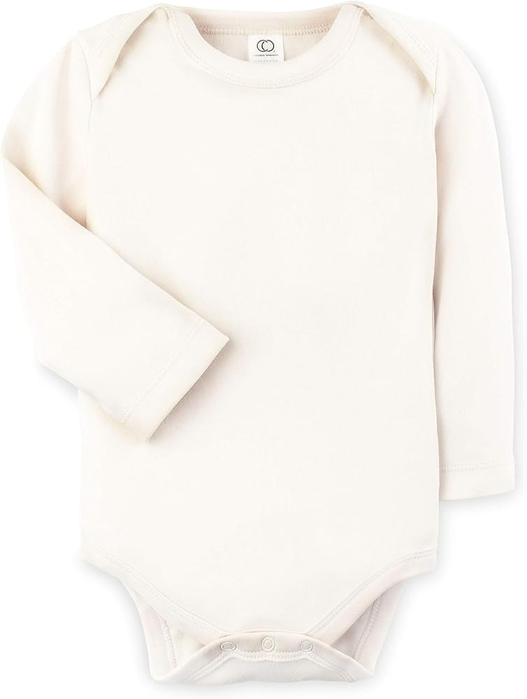 Colored Organics Unisex Baby Organic Cotton Bodysuit - Long Sleeve Infant Onesie | Amazon (US)
