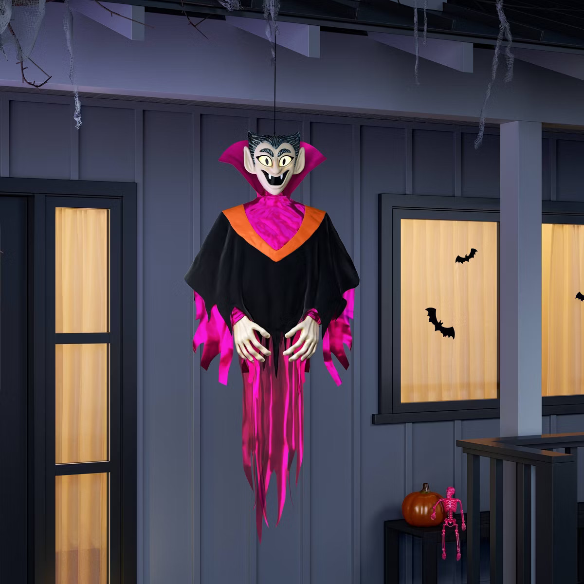 60" Light and Sound Vampire Ghoul Halloween Decorative Prop Purple - Hyde and EEK! Boutique™ | Target