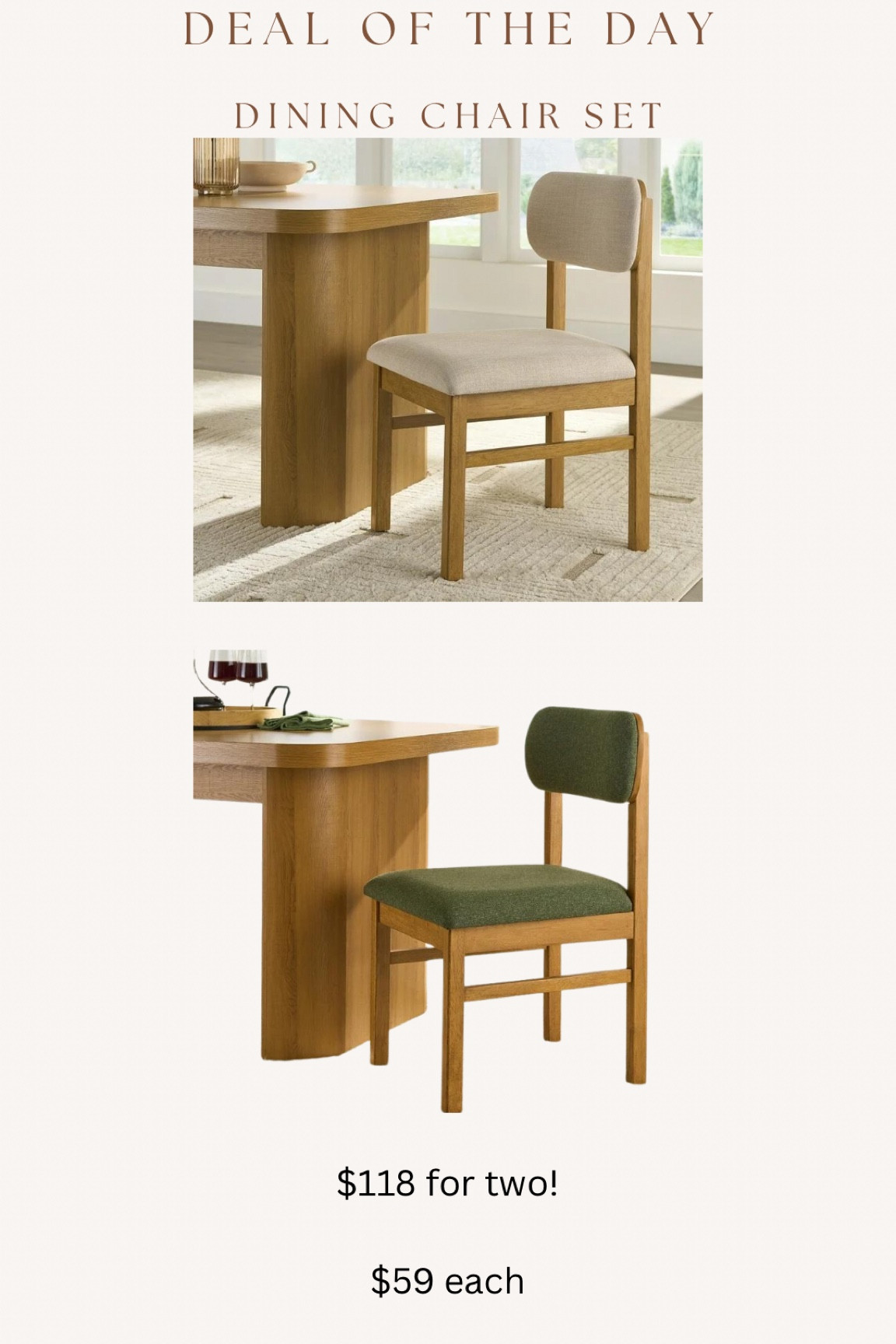 Another new Walmart dining chair!!! These are only $59 each!! 🤯🙌🏻

#LTKSummerSales 

#LTKSaleAlert #LTKHome