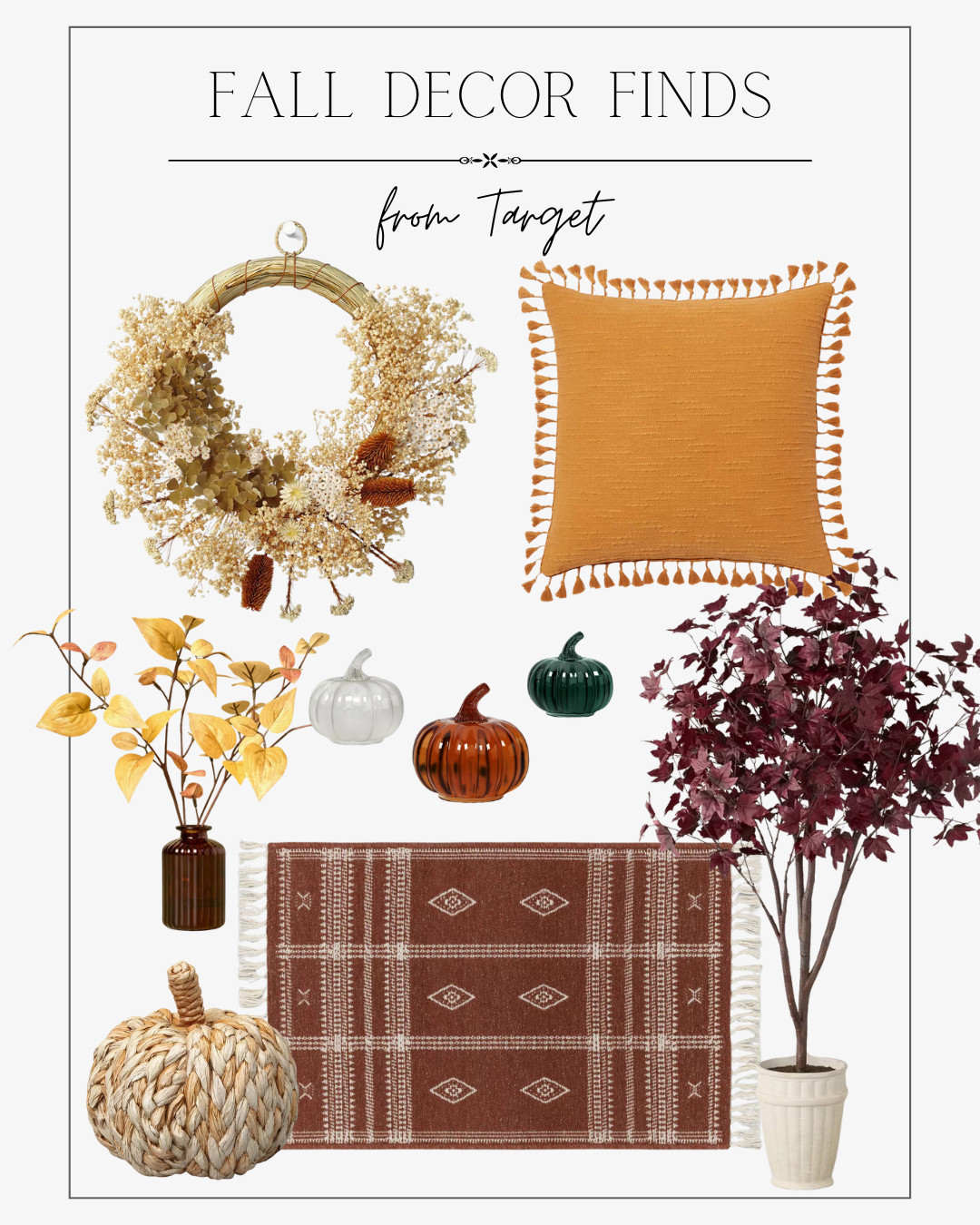 Top Fall Home Decor Finds at Target 

 #LTKSeasonal #LTKHome #LTKFindsUnder50