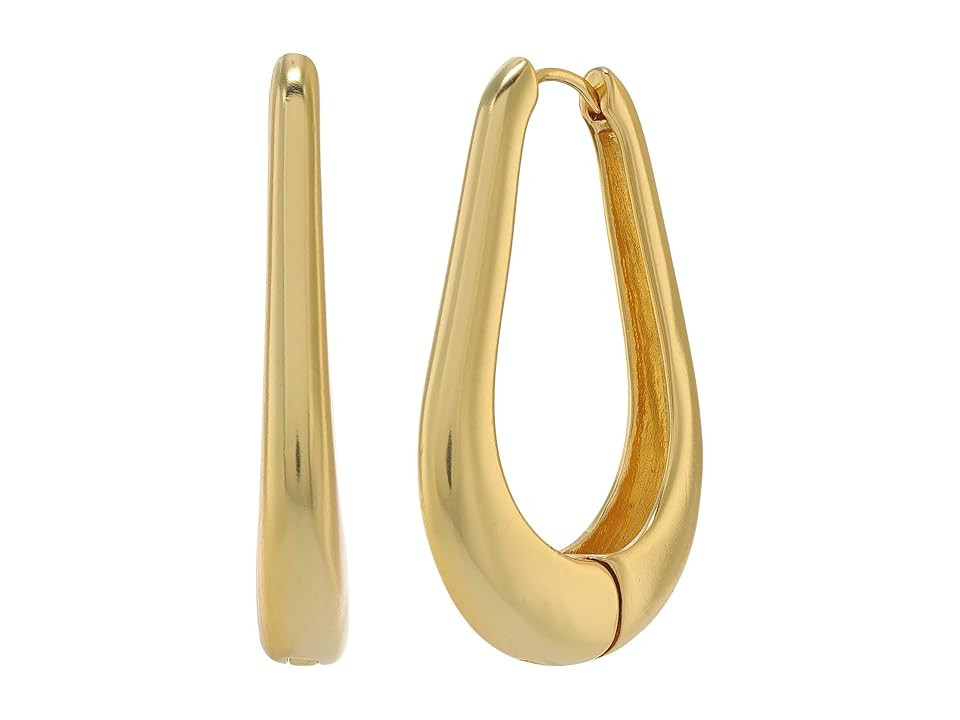 Madewell Droplet Hoop Women's Earring Vintage Gold, Brass/Gold-Plated | Zappos