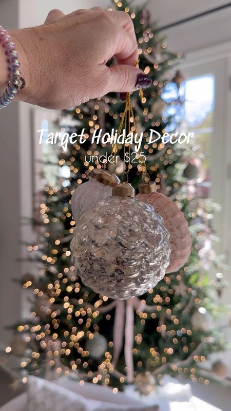#ad Comment SHOP for links to shop everything seen in this reel! 🤗

Can you believe all of these gorgeous @target holiday finds are priced under $25! Target makes it easy and affordable to make your home extra festive this holiday season!! 🌲✨

Whether you’re entertaining out of town guests or a holiday soiree, Target has you covered to get home holiday ready! Be sure to head to stories to see more of my pretty holiday decor picks and how they really shine at night!! 🤩🕯️

@TargetStyle #Target #TargetStyle #TargetPartner

#LTKHoliday #LTKhome #LTKsalealert
