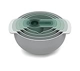 Amazon.com: Joseph Joseph Nest 9 Nesting Bowls Set with Mixing Bowls Measuring Cups Sieve Colande... | Amazon (US)