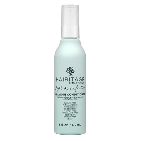 Hairitage Detangling Leave-in Conditioner Spray - Leave In Hair Treatment for Dry Damaged + Curly... | Amazon (US)
