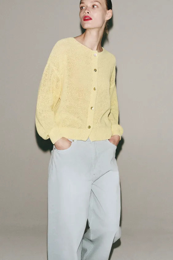 RUSTIC KNIT CARDIGAN | Zara UK