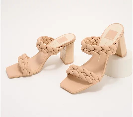 Dolce Vita Braided Heeled Sandals - Paily - QVC.com | QVC