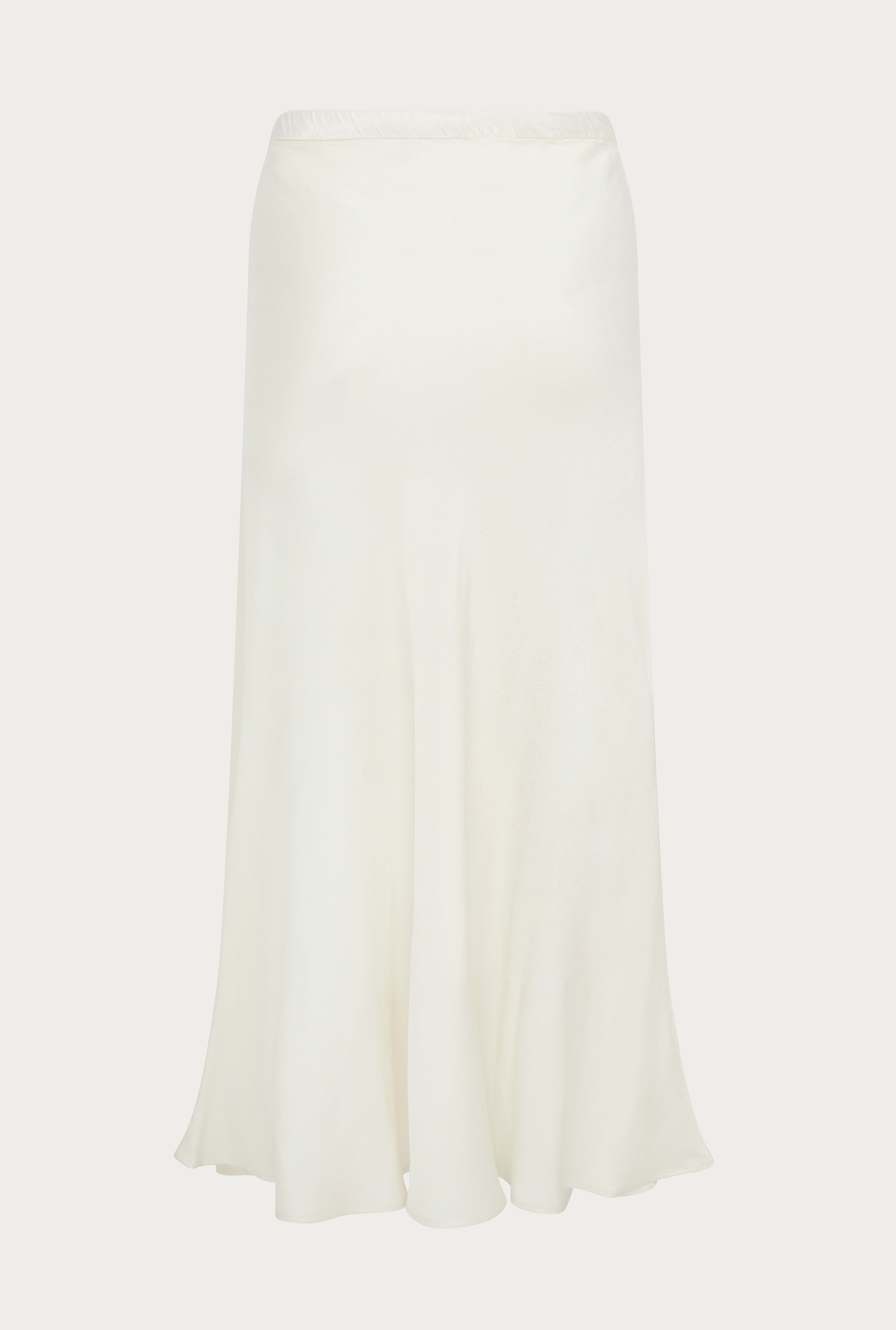 Luna Satin Slip Skirt
Ivory
 | Ghost
